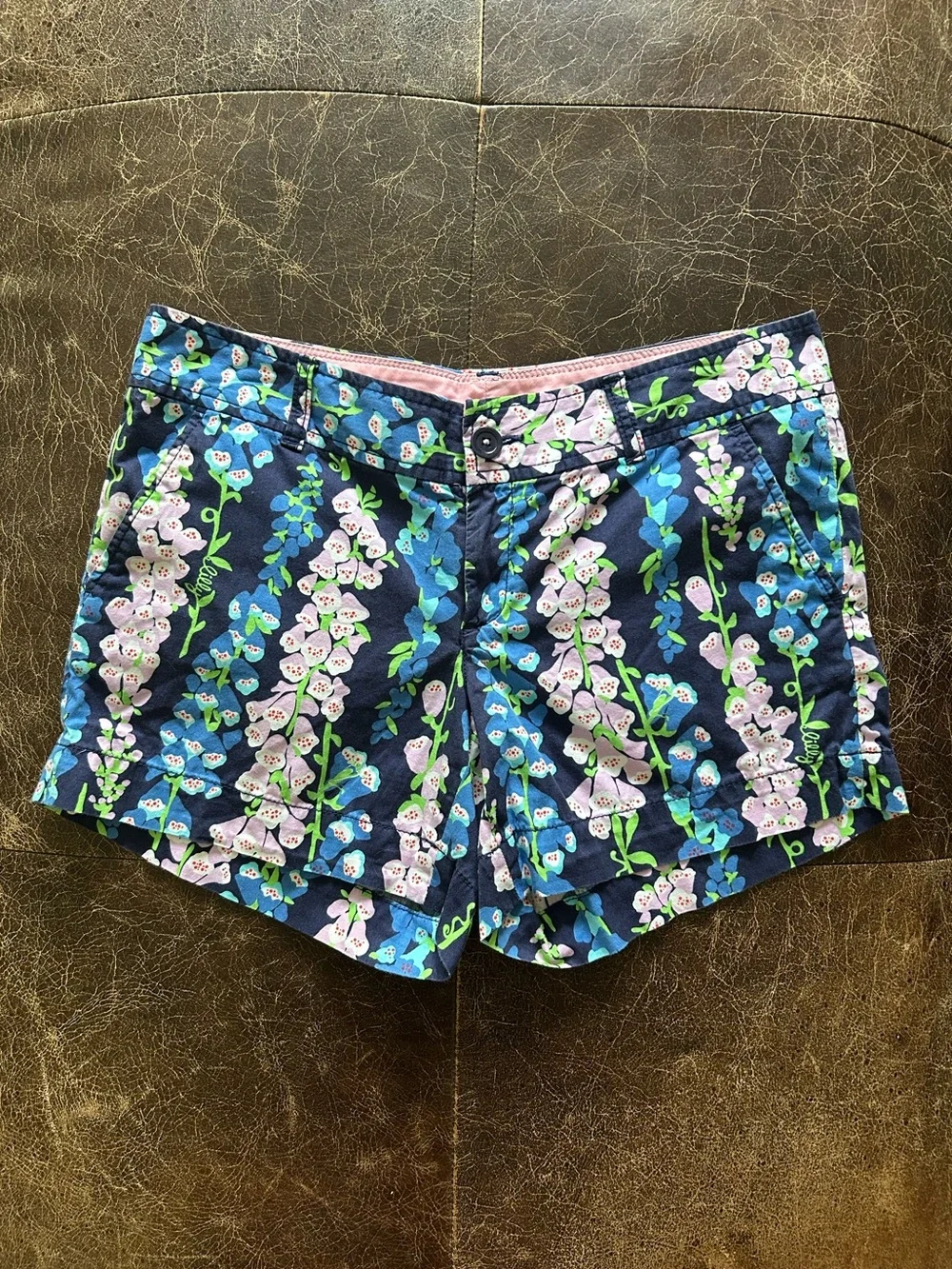 Lilly Pulitzer Callahan Chico Shorts Floral Foxglove